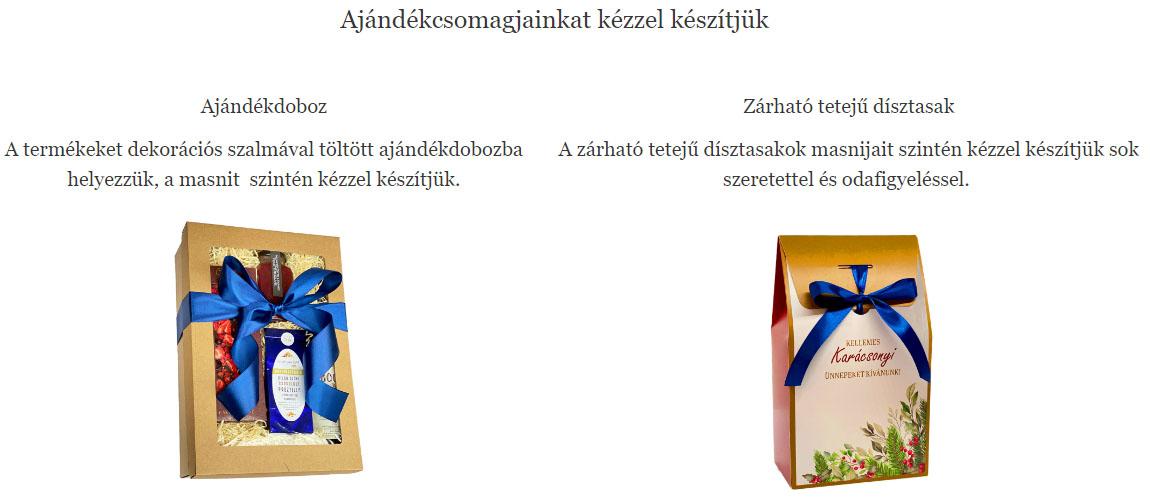 Céges ajándékcsomagjaink megjelenése