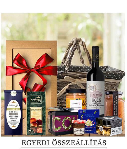Egyedi ajándékkosár készítés