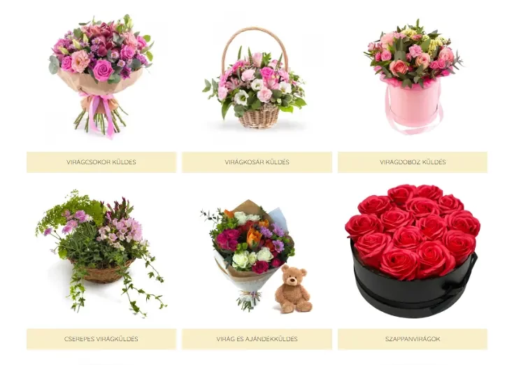 Virágküldés Budapest