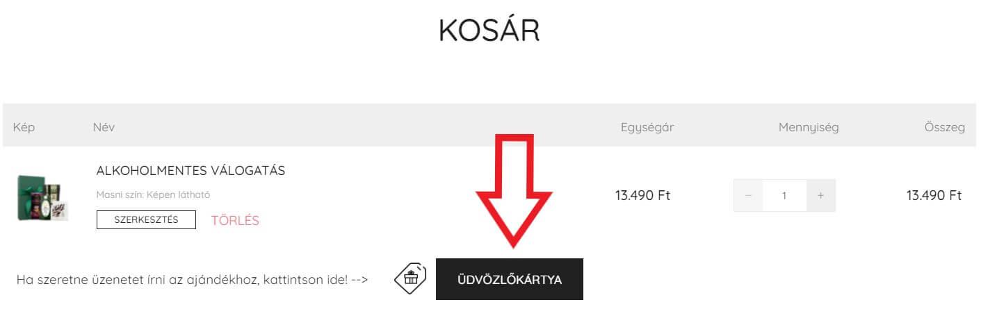 Üdvözlőkártya üzenet írás