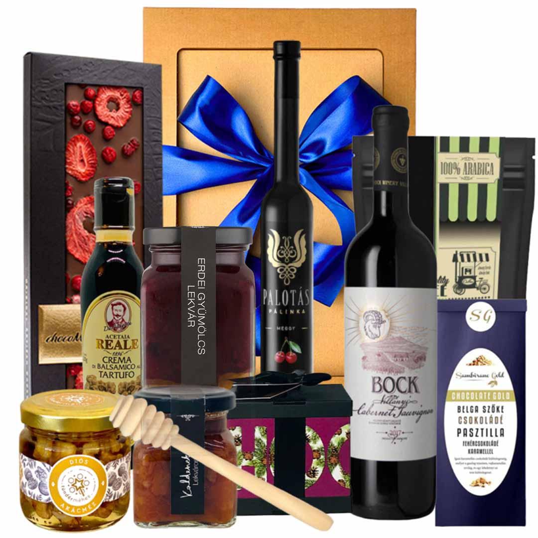 Gourmet ajándékcsomag