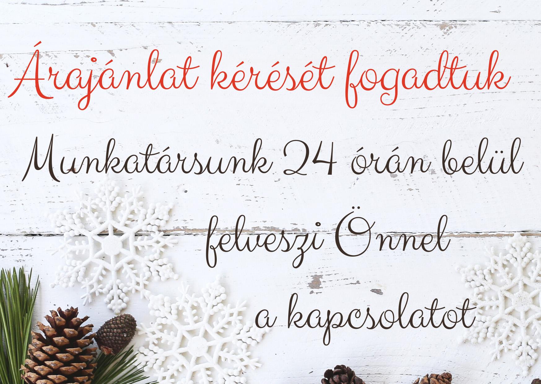 Karácsonyi céges ajándék árajánlat