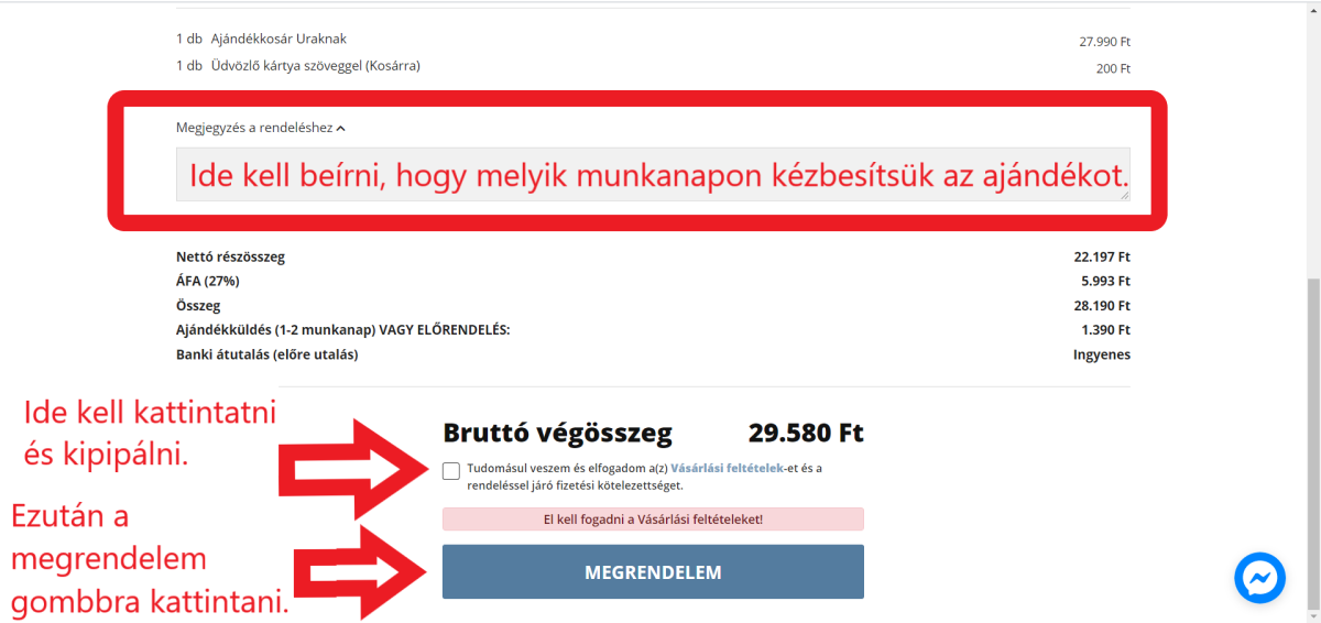 Ajándékküldés időrendeléssel segítség 5
