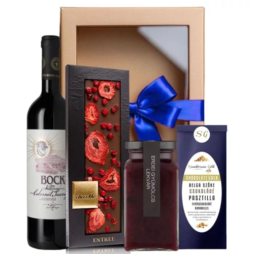 Kép 1/2 - ajándék-férfiaknak-bock-bor-csoki
