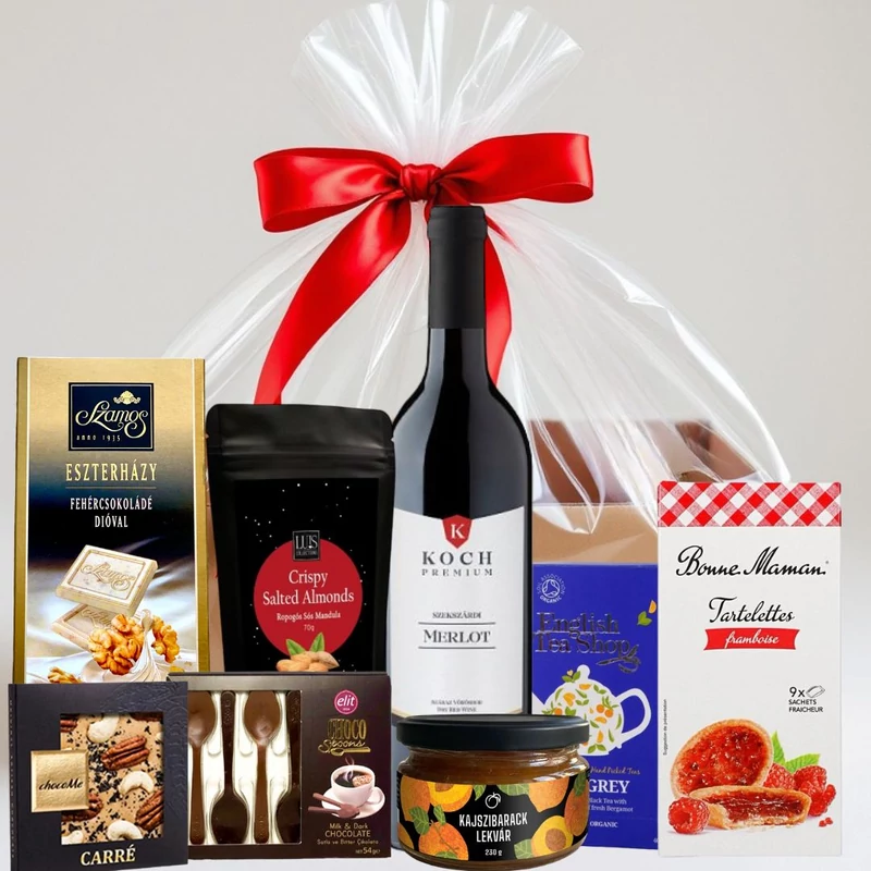 Finomságok ajándékkosara