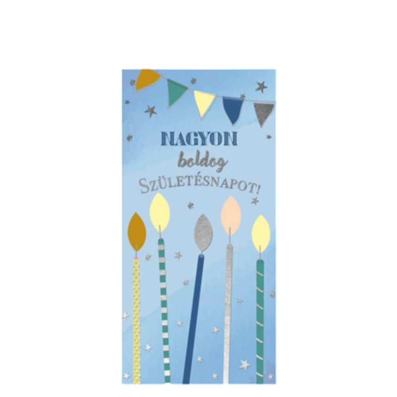 Gyertyás képeslap