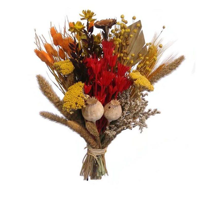 Dekorációs csokrok szárított növényekből ajándékküldés