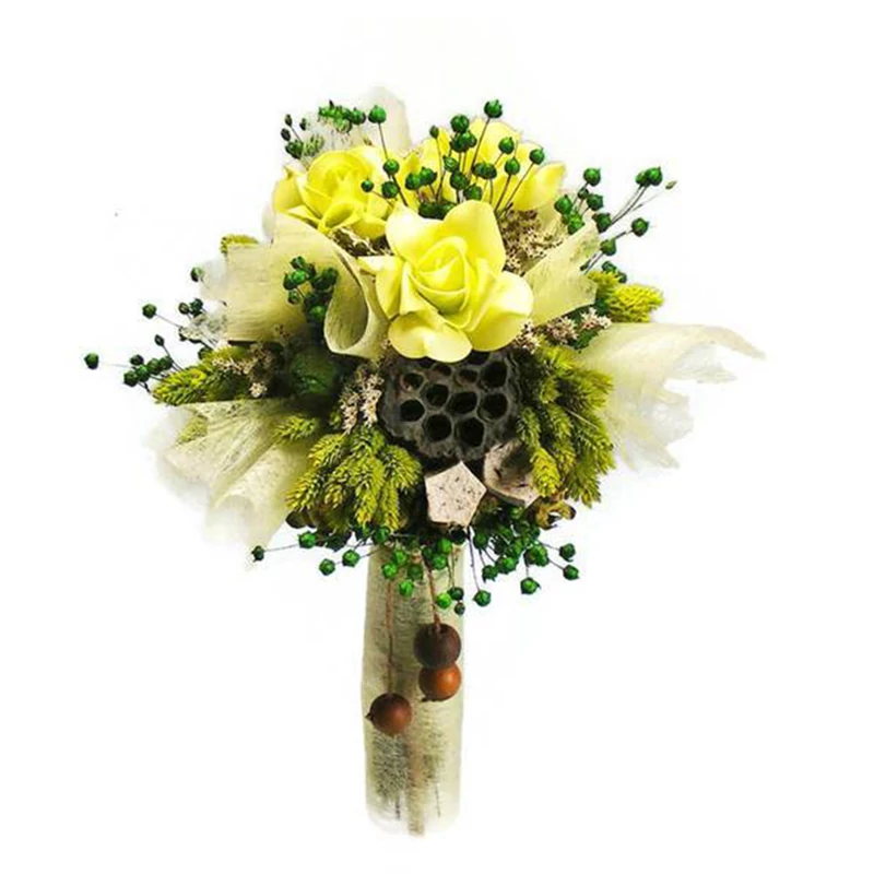 Dekorációs csokrok szárított növényekből ajándékküldés